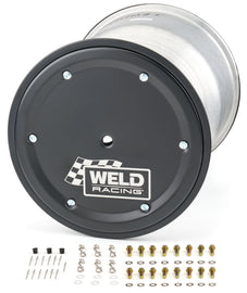 WELD RACING 735B-518B58K-6 Weld Racing 735B-518B58K-6 Magnum Sprint 15x18 Aluminum Beadlock Wheel with 42-Spline and Cover