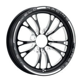 WELD RACING 784C-15274-B Weld Racing V-Series Frontrunner 15 x 3.5 Inch Drag Wheel in Black Anodized Finish