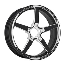 Load image into Gallery viewer, WELD RACING 788C-1704274-B Weld Racing 17x4.5 Aluma Star 2.0 FrontRunner Wheel – 5 x 4.75 Bolt Pattern, Black Powder Coat with Machined Finish