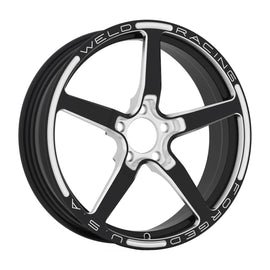 WELD RACING 788C-1704274-B Weld Racing 17x4.5 Aluma Star 2.0 FrontRunner Wheel – 5 x 4.75 Bolt Pattern, Black Powder Coat with Machined Finish