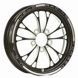 WELD RACING 84B-15202 V-Series Frnt Drag Wheel Blk 15x3.5 5x4.5BC 2.25B
