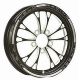 WELD RACING 84B-15274 V-Series Frnt Drag Wheel Blk 15x3.5 5x4.75BC 1.75
