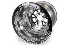 Load image into Gallery viewer, WELD RACING 84B-616278UB V-Series Drag Wheel Blk 16x16 5x4.75 4.0BS Dbl