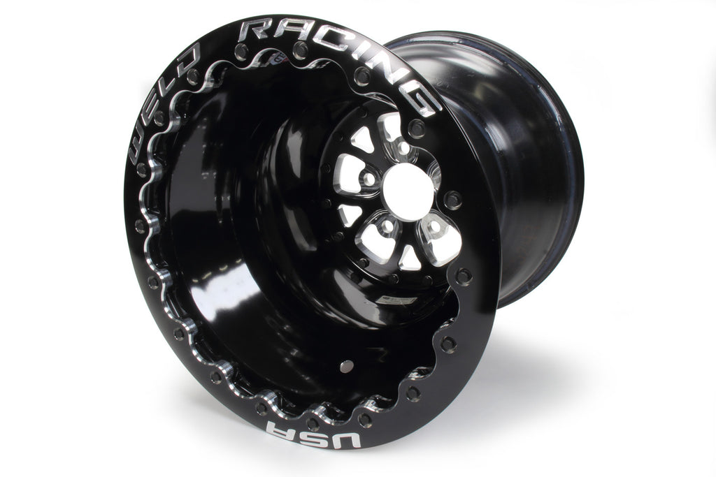 WELD RACING 84B-616B278UB V-Series Drag Wheel Blk 16x16 5x4.75 4.0 BS