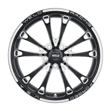 Load image into Gallery viewer, WELD RACING 84C-1704204-B Weld Racing V-Series Frontrunner 17x4.5 Inch Drag Wheel with Black Powder Coat Finish, Part Number 84C-1704204-B