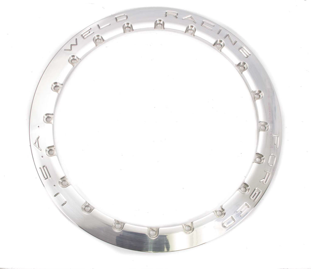WELD RACING P650-5179MTP 15in 20 Hole Polished M/T Specific Bead-Loc Rg