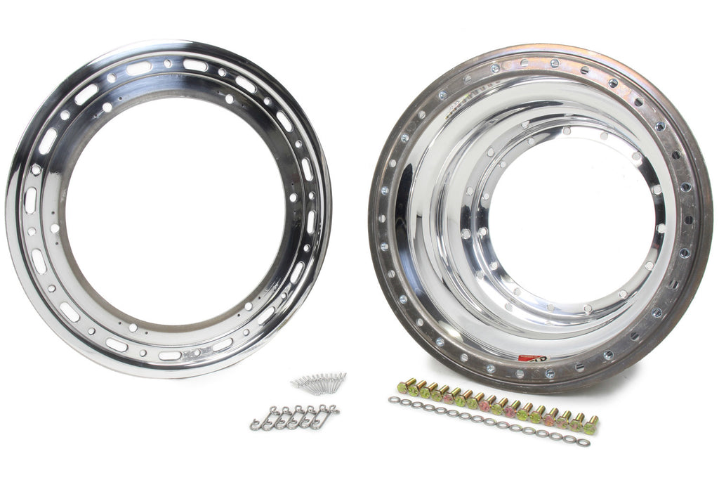 WELD RACING P858-5144-6 Outer Whl Half 15x11.25 Bead-Loc w/Dzus No Cover