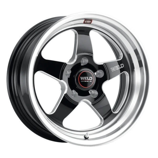 WELD RACING S10400573625 Weld Racing 20x10.5 Ventura Street Wheel with Machined Lip and Black Finish