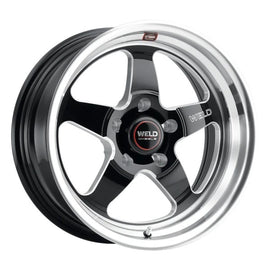 WELD RACING S10400573625 Weld Racing 20x10.5 Ventura Street Wheel with Machined Lip and Black Finish