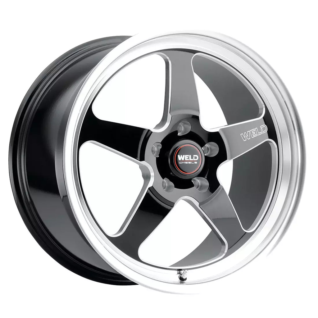 WELD RACING S10408073450 Weld Racing 20x8 Ventura Street Wheel with Machined Lip and Black Finish