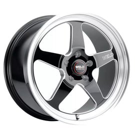 WELD RACING S10408073450 Weld Racing 20x8 Ventura Street Wheel with Machined Lip and Black Finish