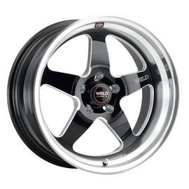 WELD RACING S10489563525 Weld Racing 18x9.5 Ventura Street Wheel - Black Machined Aluminum Rim with 5x120.65 Bolt Pattern