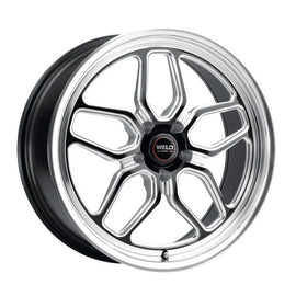 WELD RACING S10708073450 Weld Racing 20x8 Laguna Wheel with Black Paint and Machined Center - 5x127 Bolt Pattern, 4.5-inch Backspacing