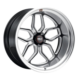 WELD RACING S10720573625 Weld Racing 22x10.5 Laguna Wheel with Machined Lip and Black Finish, Part S10720573625