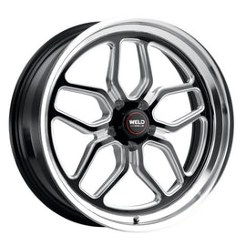 WELD RACING S10728573500 Weld Racing 22x8.5 Laguna Wheel with Machined Lip and Black Finish