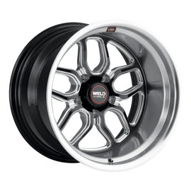 WELD RACING S10771173425 Weld Racing 17x11 Laguna Wheel with Machined Lip and Black Finish - Part S10771173425