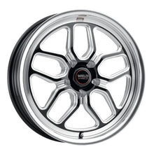Load image into Gallery viewer, WELD RACING S1528C067N23 Weld Racing 18x5 Laguna Drag Wheel - Black Machined Aluminum with 5x4.50 Bolt Pattern