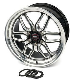 WELD RACING S15300089P38 Weld Racing 20x10 Laguna 6 Drag Wheel, 6x135 Bolt Pattern, 7.00 Backspace