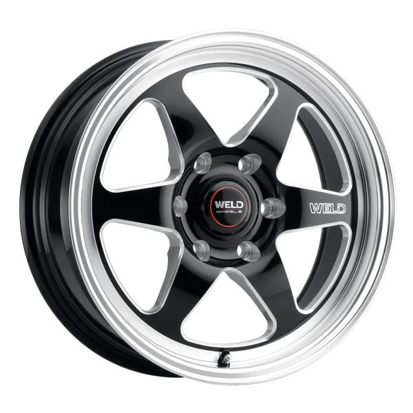 WELD RACING S15600089P38 Weld Racing 20x10 Ventura Six Drag Wheel with 6x135 Bolt Pattern and Machined Lip