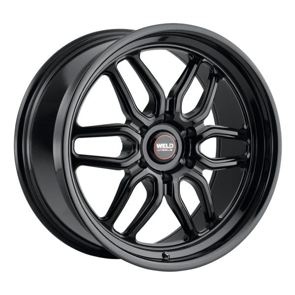 WELD RACING S15900089P38 Weld Racing 20x10 Laguna 6 Drag Wheel with 6x135mm Bolt Pattern and Black Finish