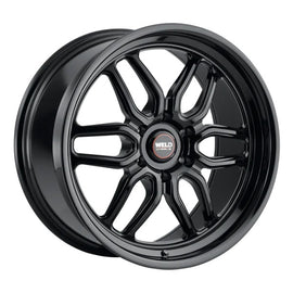 WELD RACING S15900089P38 Weld Racing 20x10 Laguna 6 Drag Wheel with 6x135mm Bolt Pattern and Black Finish