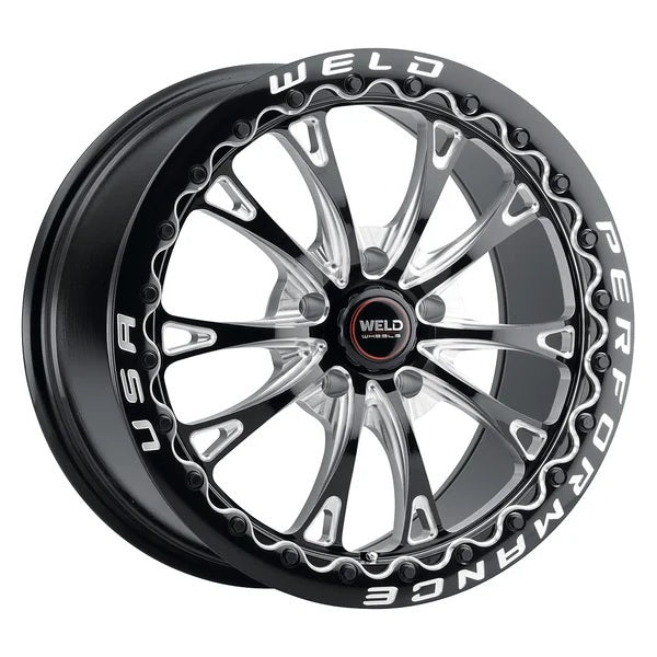 WELD RACING S90870067P49 Weld Racing 17x10 Belmont Beadlock Wheel 5x114.3 Bolt Pattern