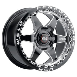 WELD RACING S90970089P42 Weld Racing 17x10 Ventura Six B-lock Wheel with 6x135 Bolt Pattern