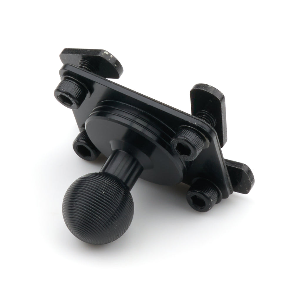 WESTIN 10-21035 WESTIN 10-21035 AMPS Compatible Base Mount - 1.5 x 1.15 Inch Aluminum Dash Accessory Bracket with 20mm Ball, Black Anodized