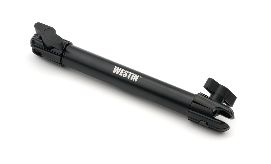 WESTIN 10-21055 WESTIN 10-21055 Dash Accessory Bracket with Locking Thumb Screw, 8.26 Inches, Dual Ball Socket Mount, 20mm Socket, Adjustable Aluminum, Black Anodized