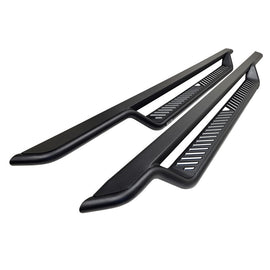 WESTIN 20-43255 WESTIN Outlaw Drop Running Boards for Toyota Crew Cab Fullsize Trucks (2007-2021) – 4-inch Steel Side Steps, Black Textured Powder Coat