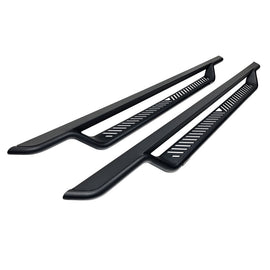 WESTIN 20-43945 WESTIN Outlaw Drop Running Boards for Ford Fullsize Trucks (2015-2025) – Steel, 4-Inch Drop, Black Textured Powder Coat, Crew Cab Pair