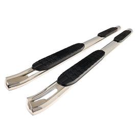 WESTIN 21-26480 Westin PRO TRAXX 4-Inch Oval Curved Nerf Step Bars for Ford Compact Trucks (2022-2024) - Stainless Steel Polished with Mount Kit Included