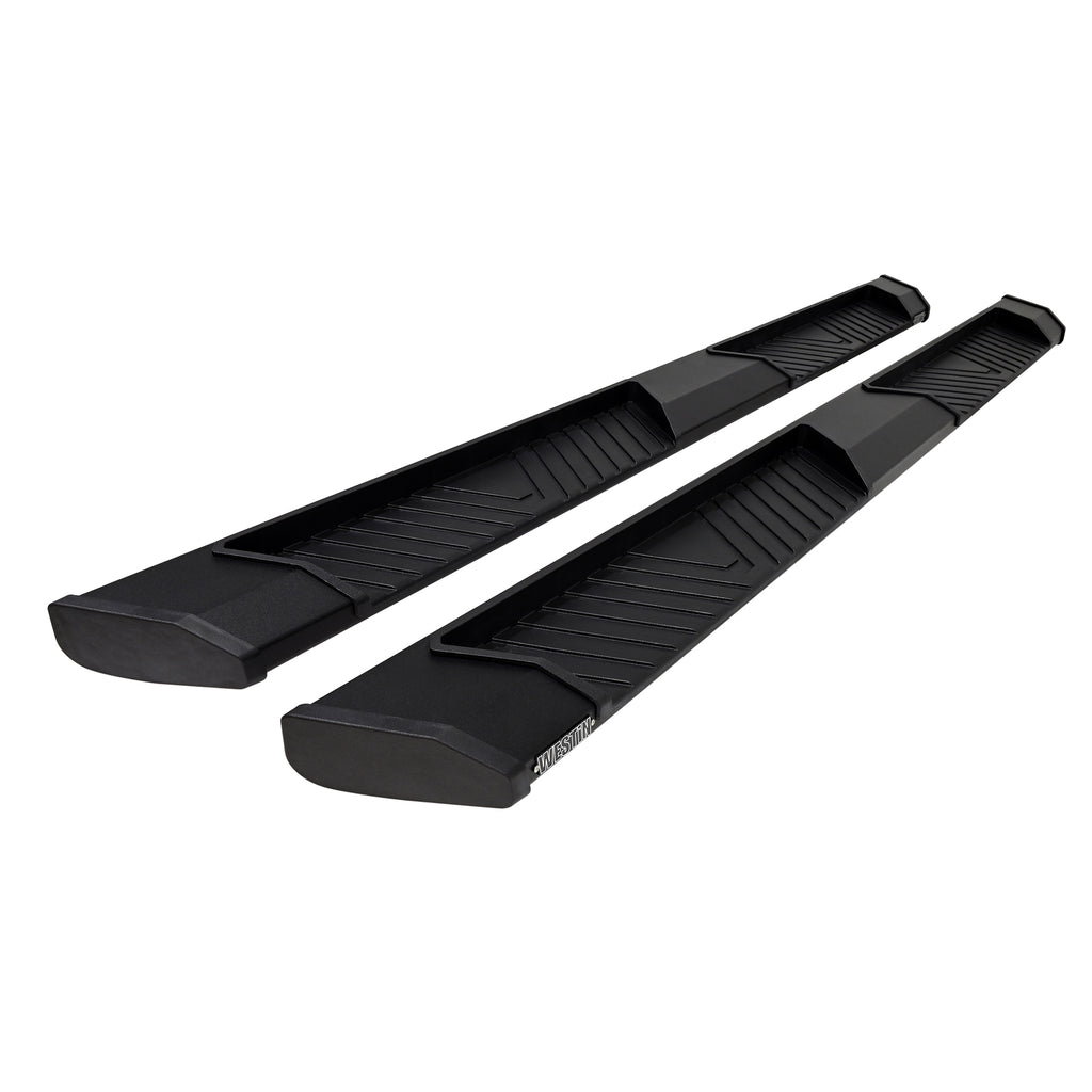WESTIN 24-63565 WESTIN AT6 Aluminum Running Boards for 2009-2018 Ram 1500 Crew Cab, Black Powder Coat