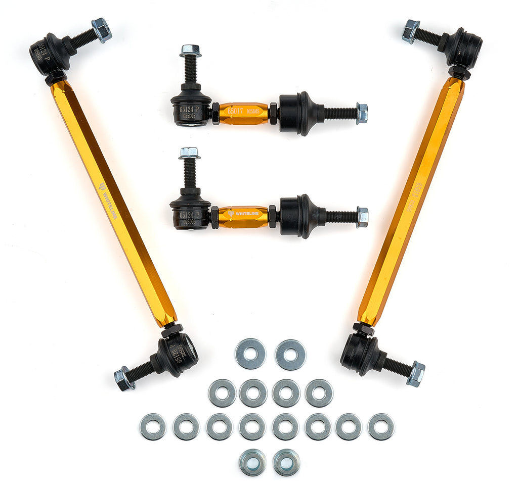 WHITELINE PERFORMANCE KLC276 Whiteline Performance Adjustable Sway Bar Link Kit for Ford Focus 2012-2018 (Part KLC276)