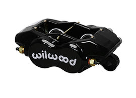 WILWOOD 120-13839-BK Wilwood Forged Dynalite 4-Piston Aluminum Brake Caliper with Black Powder Coat for 13.06-inch Rotors