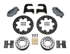WILWOOD 140-0261-BD D/L Drag Rear Brake Kit Big Ford 2.36in