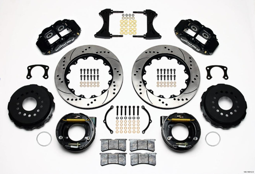WILWOOD 140-10012-D Rear Brake Kit Big Ford New Style w/Parking Brk