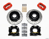 WILWOOD 140-10094-DR 63-87 GM C10 P/U Rear Brake Kit Red Caliper