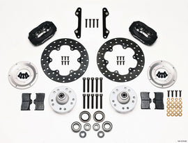 WILWOOD 140-1019-BD MD Drag Front Brake Kit GM Drilled Rotors