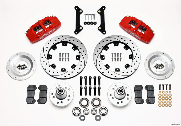 WILWOOD 140-10738-DR Brake Kit Dynapro Camaro 70-78 6 Piston 12.19in