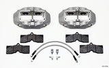 WILWOOD 140-10789 Front Brake Kit 65-82 Corvette Clear Anodized