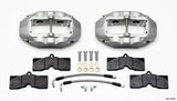 WILWOOD 140-10790 Rear Brake Kit 65-82 Corvette Clear Anodized