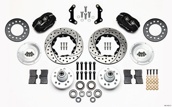 WILWOOD 140-11021-D Front Disc Kit Mopar B&E Body HD for Disc Special