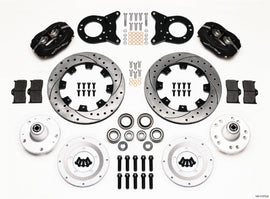 WILWOOD 140-11072-D Front Disc Kit HD 65-69 Mustang Drilled
