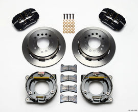 WILWOOD 140-11385 67-72 GM C10 P/U Rear Brake Kit Black Caliper