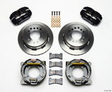 WILWOOD 140-11385 67-72 GM C10 P/U Rear Brake Kit Black Caliper