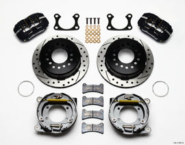 WILWOOD 140-11387-D Rear Disc Brake Kit Big Ford Drilled w/Park Brk