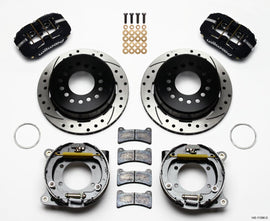 WILWOOD 140-11396-D Brake Kit Rear Disc/Drum Mustang 8.85