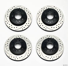 Load image into Gallery viewer, WILWOOD 140-11727-D Rotor Kit Frt &amp; Rear C2 C3 Corvette 1PC Rotor