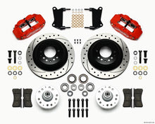 Load image into Gallery viewer, WILWOOD 140-12271-DR Front Disc Brake Kit Red 67-72 Camaro Nova 12.88